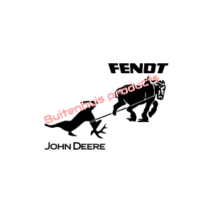 Sticker Fendt vs John Deere