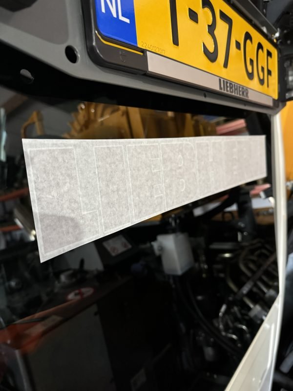 Sticker Liebherr  60cm - Afbeelding 3